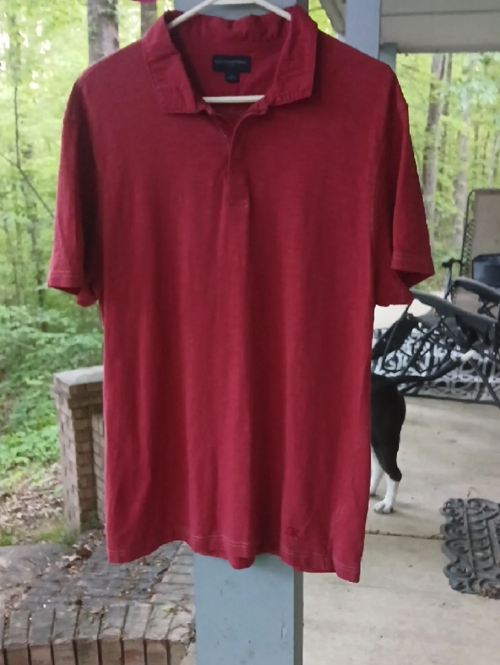 Banana Republic Men's Red‎ Polo,casual .sz.L.